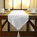 ShinyBeauty Wedding Decor Sequin Elegant Tassel Table Runner by ShinyBeauty
