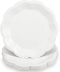 NatNarr 30 Pcs White Paper Plates, 9 Inch Scalloped Paper Plates Disposable | by NatNarr