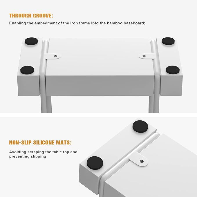 Wican Napkin Holder for Table, Bamboo Iron Standing Napkin Dispenser | Kitchen - Image 5