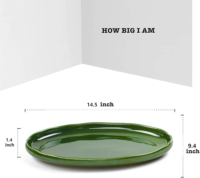 vicrays Ceramic Serving Platter Tray - Image 2