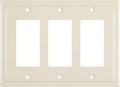 Modern Edge Decorative Wall Plate Switch Plate Outlet Cover, Durable Solid Zinc by HenneBery