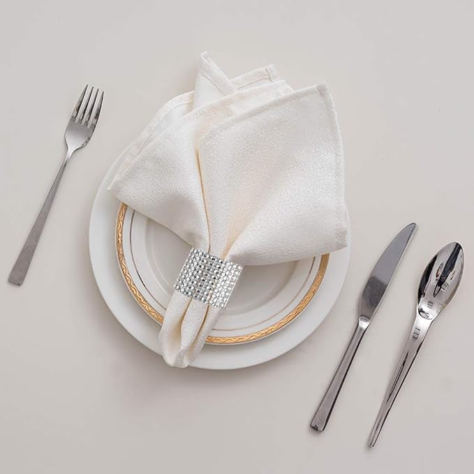 Accmor 100pcs Napkin Rings, DIY Decoration - Image 3