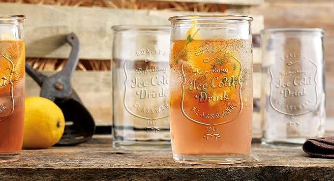 Glaver's Set of 8 Highball Glass Cups 20 OZ Stemless Tall Drinking Glasses - Image 5