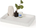 Rectangular Tray for Coffee Table Decor, Solid Concrete, Aesthetic Home Decor by Cathyeen