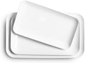 DELLING Large Serving Platter Set of 3, 16/14/12 Inch Porcelain Serving Trays by Delling-HappyFoodieCreator