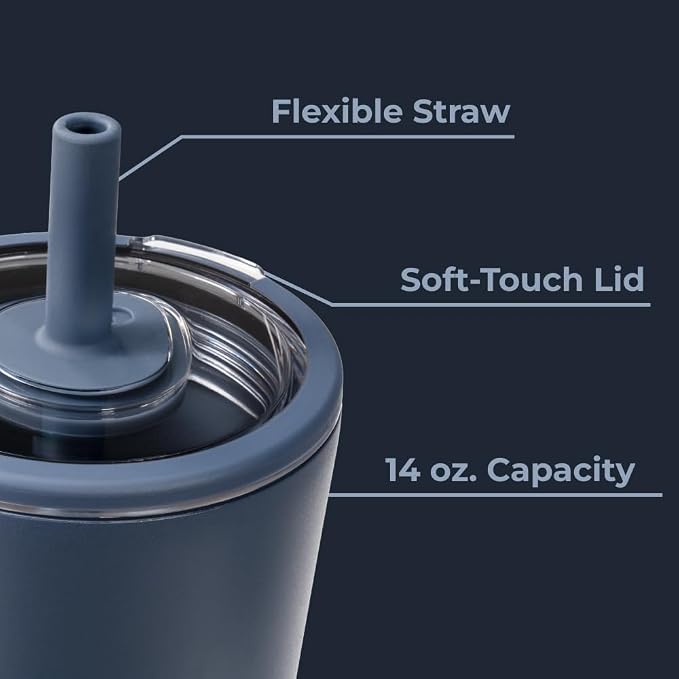 HydroJug Everyday Tumbler 14 oz, Ceramic-Lined Straw Cup - Image 4