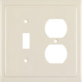 Modern Edge Decorative Wall Plate Switch Plate Outlet Cover, Durable Solid Zinc by HenneBery