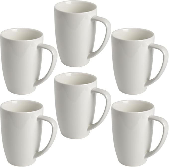 homEdge Porcelain Mug Set, 12 Ounces Cup by homEdge