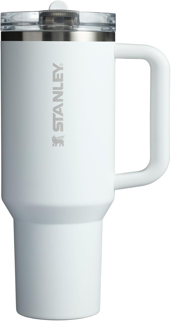 STANLEY Quencher ProTour Flipstraw Tumbler, 40 oz, Frost | Built-In Straw & by Unknown