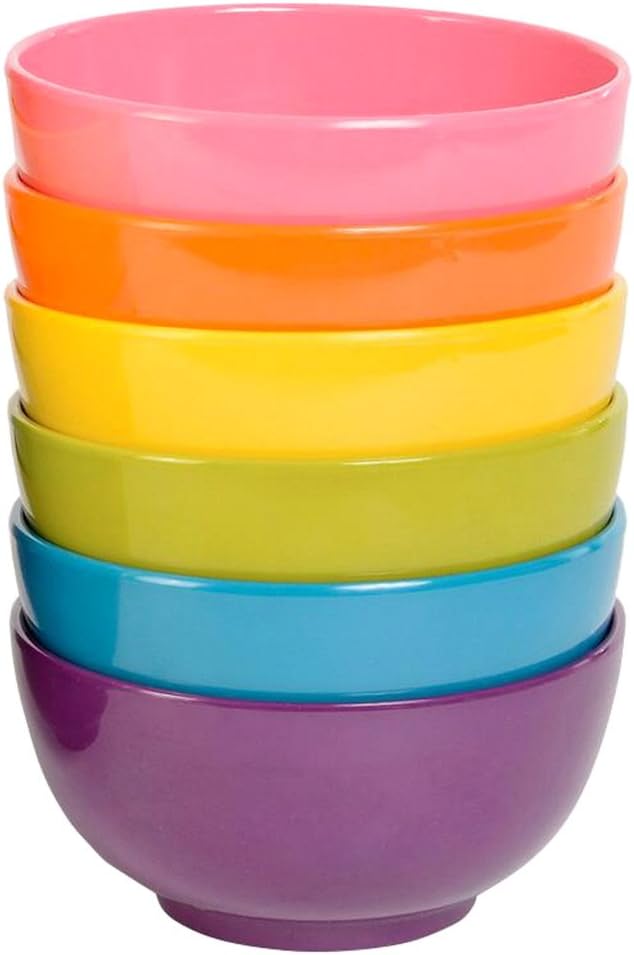 French Bull Melamine Mini Bowls, 6-Piece Set, Small Serving Bowl – Snack by FrenchBull
