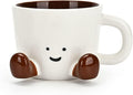 Coffee Mugs, Cute funny Mug For Women, 12.8oz/380ml Unique Ceramic Coffee Tea by EWCEFIE