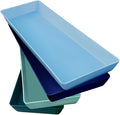 US Acrylic Coastal Plastic Serving Trays 15” x 5” | Narrow Unbreakable Reusable by USAcrylic