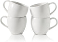 Coffee Mugs Set of 4, Stoneware 16 oz Coffee Cups by Tikooere