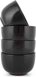 Elanze Designs Bistro Glossy Ceramic 4 inch Cute and Small Dessert Bowls Set of by ElanzeDesigns