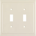 Modern Edge Decorative Wall Plate Switch Plate Outlet Cover, Durable Solid Zinc by HenneBery