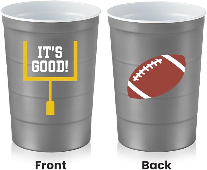 Steel Chill Cups 16 oz. Reusable Party Cups, 100% recyclable - Image 2