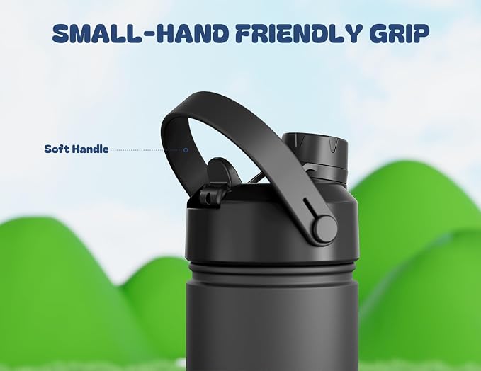 POWCAN 2 Pack 18 oz Insulated Water Bottle - Image 5