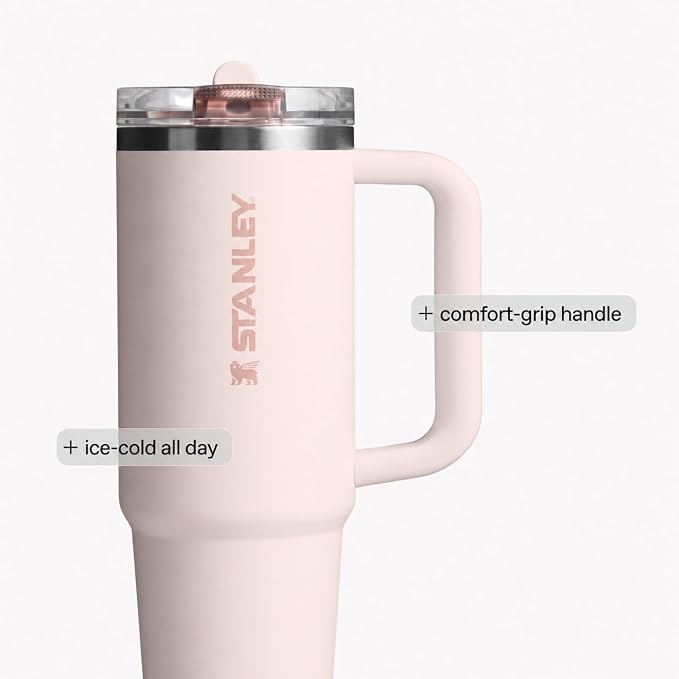 STANLEY Quencher ProTour Flipstraw Tumbler, 64 oz, Ash | Built-In Straw & - Image 7