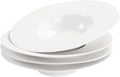 Soup Bowls, Pasta Bowls Plates, Embossed Porcelain Wide Rim Bowls, 10 Oz by Jinsongdafa