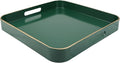Green Square Decorative Tray by Omuriko