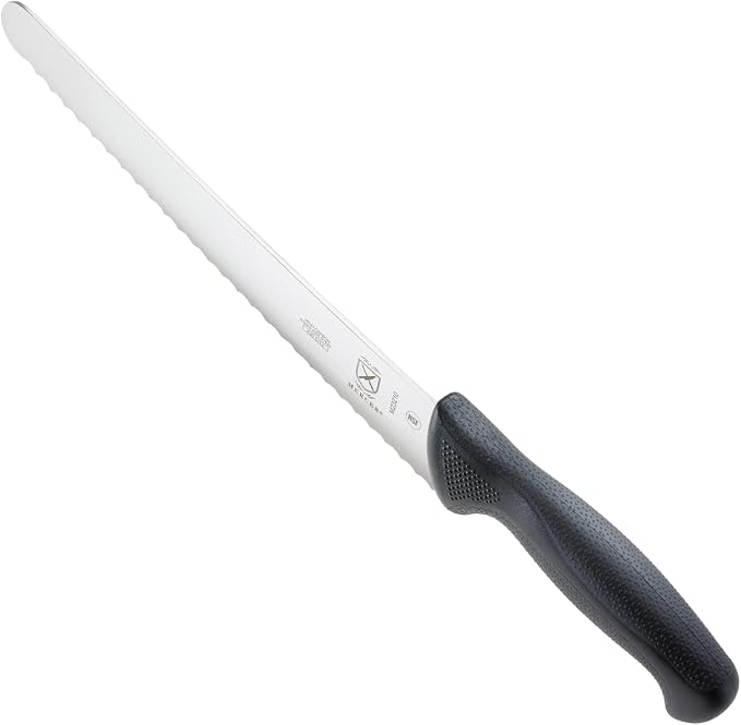 Mercer Culinary M23210 Millennia Black Handle, 10-Inch Wide Wavy Edge, Bread - Image 6