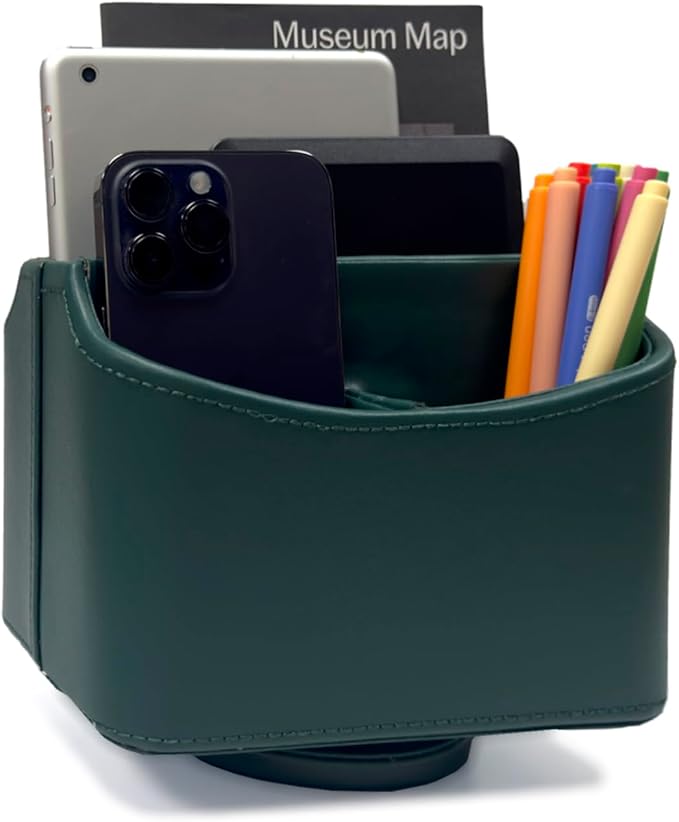 UnionBasic Rotating Desk Organizer, 360 Desk Spinning Caddy, Desktop TV by UnionBasic