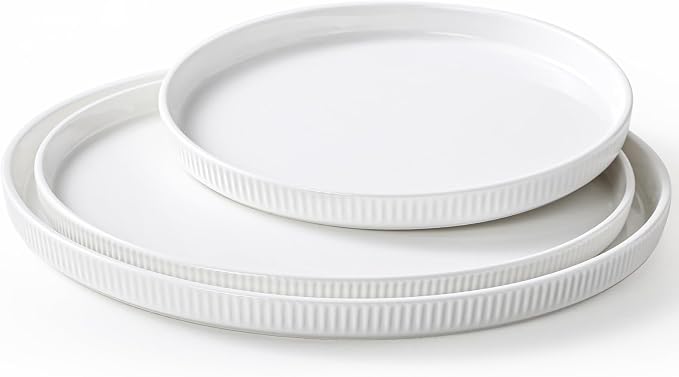 Dizada Round Serving Platters 3-Pack by DIZADA