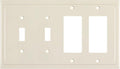 Modern Edge Decorative Wall Plate Switch Plate Outlet Cover, Durable Solid Zinc by HenneBery