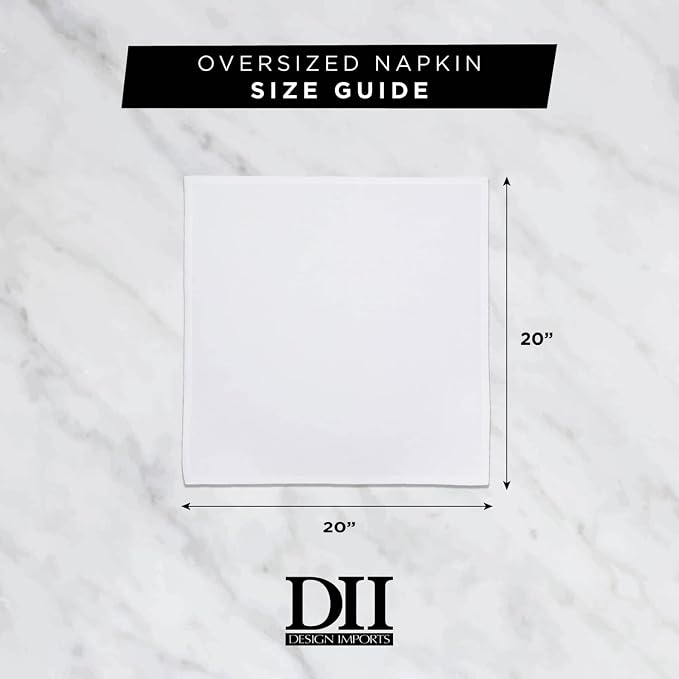DII Variegated Tabletop Collection, Napkin Set, 6 Piece - Image 2