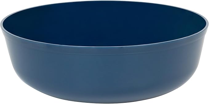 Edge Collection Navy Blue Plastic Party Soup Bowls Premium heavyweight Elegant - Image 3