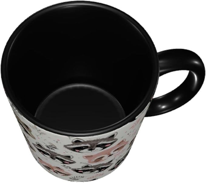Raccoon Coffee Mug 11 Ounce Mugs Ceramic Tea Cup Drinking Water Cups | Novelty - Image 5