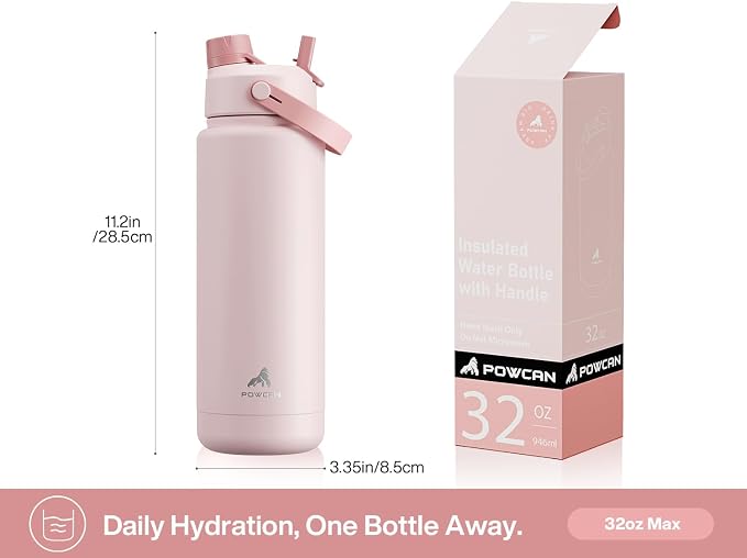 POWCAN 40 oz Insulated Water Bottle - Image 6