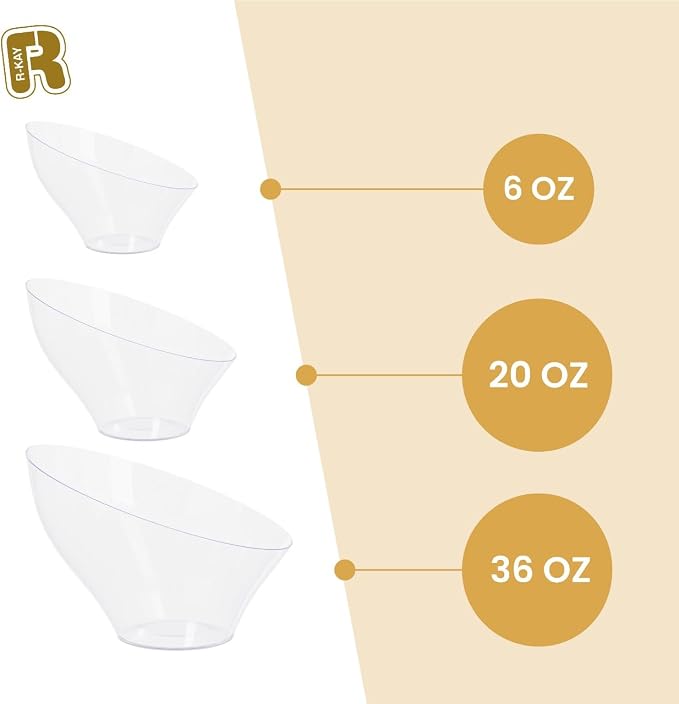 R-kay 6 Pack Large Plastic Bowls - Image 6
