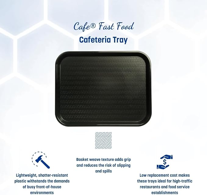 Carlisle FoodService Products Café Cafeteria Tray, Fast Food Tray - Image 2