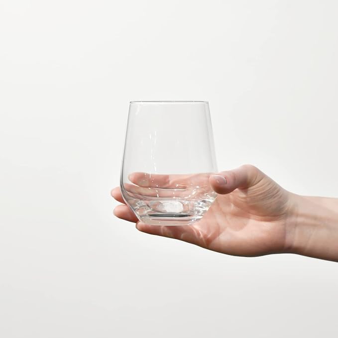 Krosno Water Drinking Glasses, 13.5 oz, Splendour Collection, Elegant Tumbler - Image 3