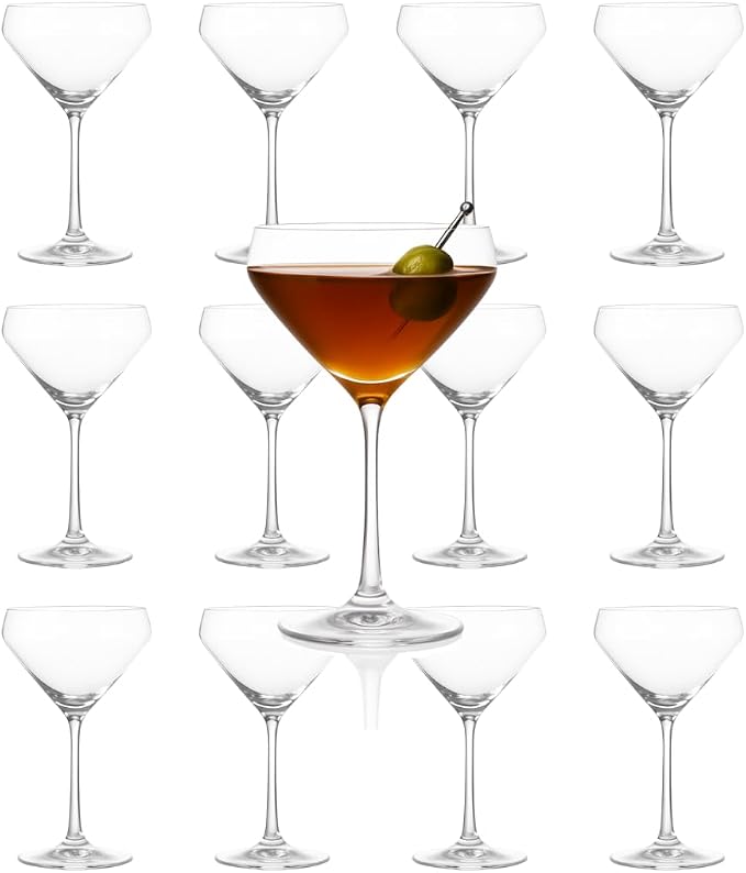 LEMONSODA Hand Blown Classic Martini Glasses, 2270 | Great by LEMONSODA