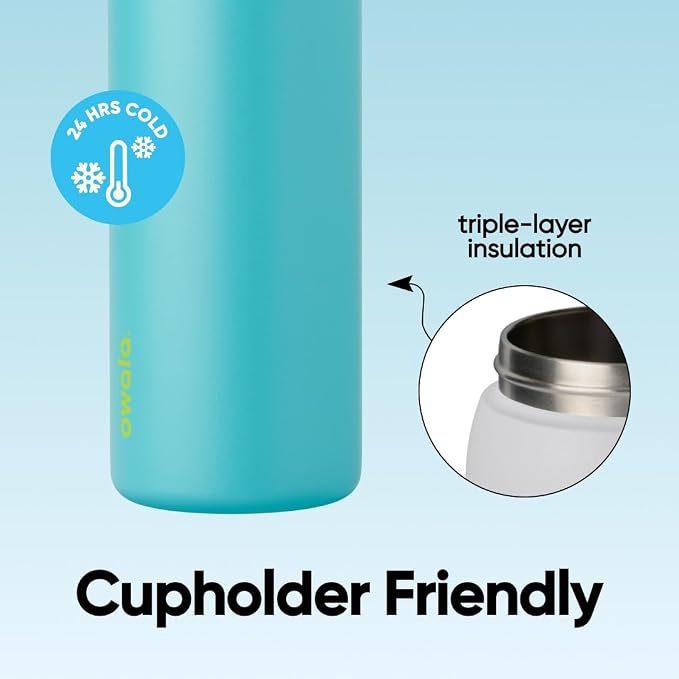 Owala FreeSip Stainless Steel Water Bottle 32 oz Summer Sweetness - Image 4