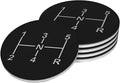 Racing Car Coasters Set of 4, Absorbent Ceramic Drink Coasters Cup Mat by Unknown