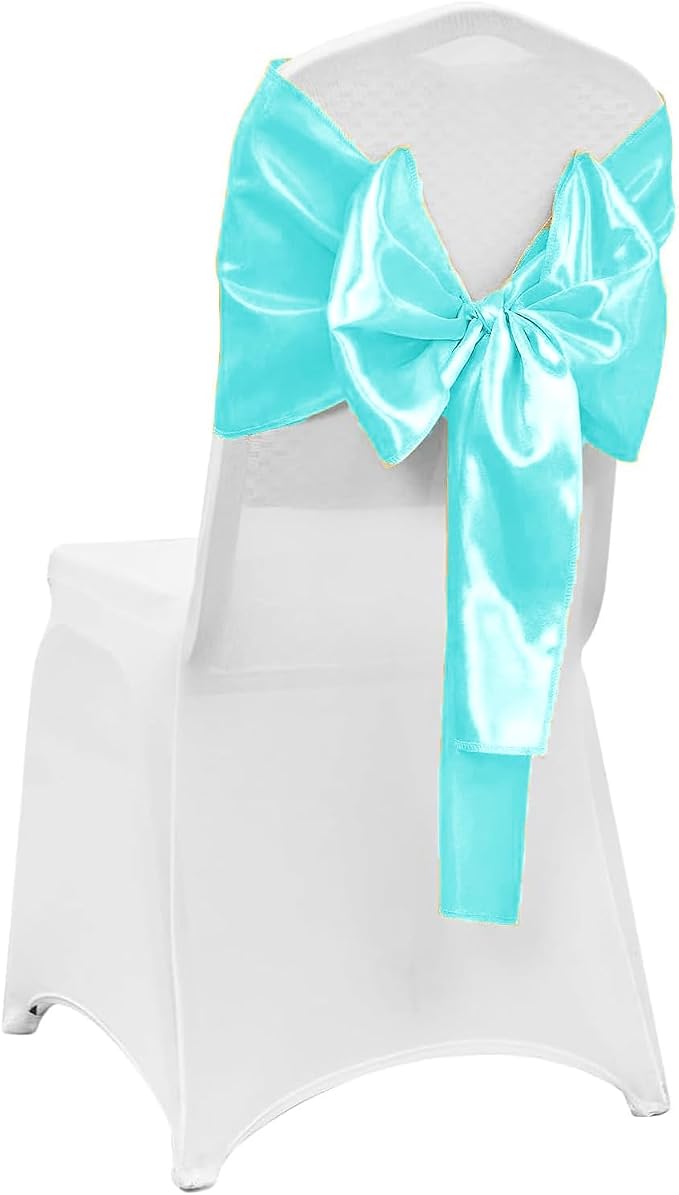 4-Pack Turquoise Satin Table Runner 12 x 108 Inch Long Bright and Smooth Silk - Image 6