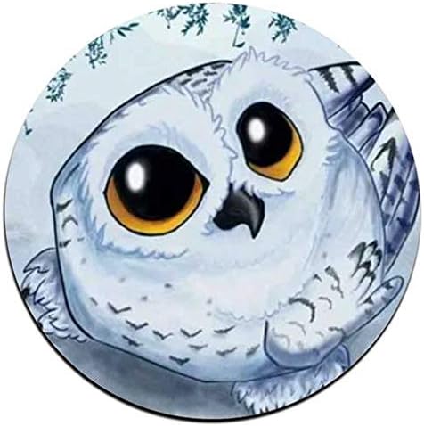 Cute Owl Round Coaster Set - Image 5