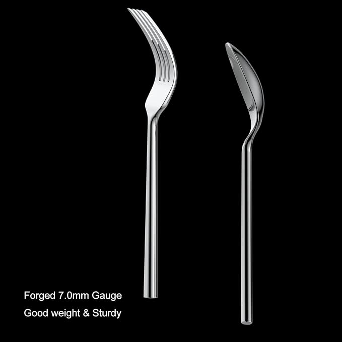 Alata Potter 65-Piece Forged Silverware Set, Service - Image 3