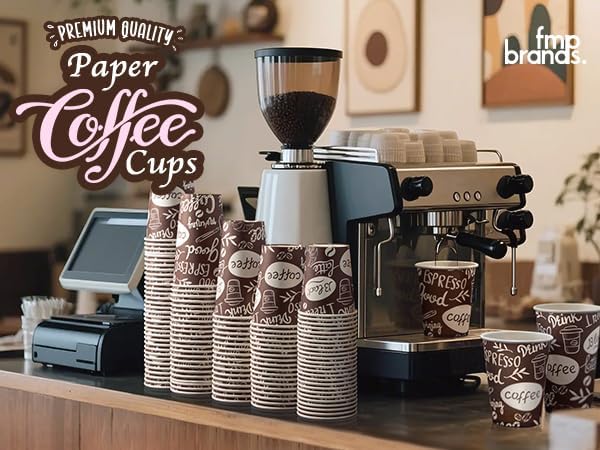 Fit Meal Prep 12 oz Coffee Cups 300 Count, Leak-Proof Hot Cup, Disposable Paper - Image 5