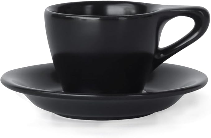 notNeutral Lino Porcelain Cup & Saucer Espresso 3 oz by notNeutral