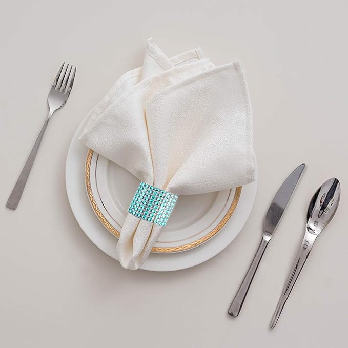 Accmor 50pcs Napkin Rings, DIY Decoration - Image 3