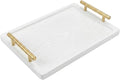 PEKER Wooden Serving Tray with Metal Handles, Ottoman & Home Décor, Wooden Food by Unknown