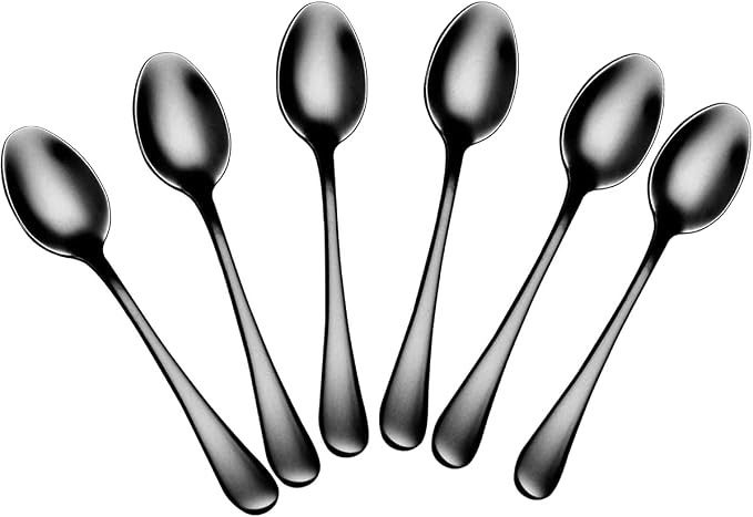 Demitasse Espresso Spoons, 4 Inches Stainless Steel Coffee Spoons by Wesdxc56