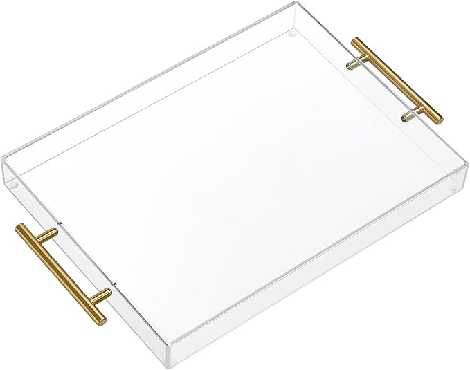 12"x16" Clear Acrylic Serving Tray by MoonlitPond