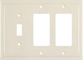Modern Edge Decorative Wall Plate Switch Plate Outlet Cover, Durable Solid Zinc by HenneBery