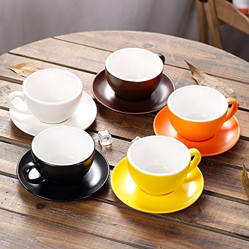 Coffeezone Cappuccino Barista Cup and Saucer Latte Art and Americano New Bone - Image 4
