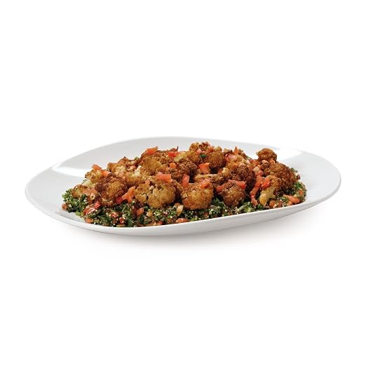 G.E.T. OP-1813-W Heavy-Duty Shatterproof Plastic Oval Melamine Serving Platter - Image 7